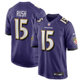 Baltimore Ravens Cooper Rush Purple Team Game Jersey