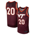 #20 Maroon Virginia Tech Hokies Replica Basketball Jersey