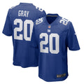 New York Giants Eric Gray Royal Team Game Jersey