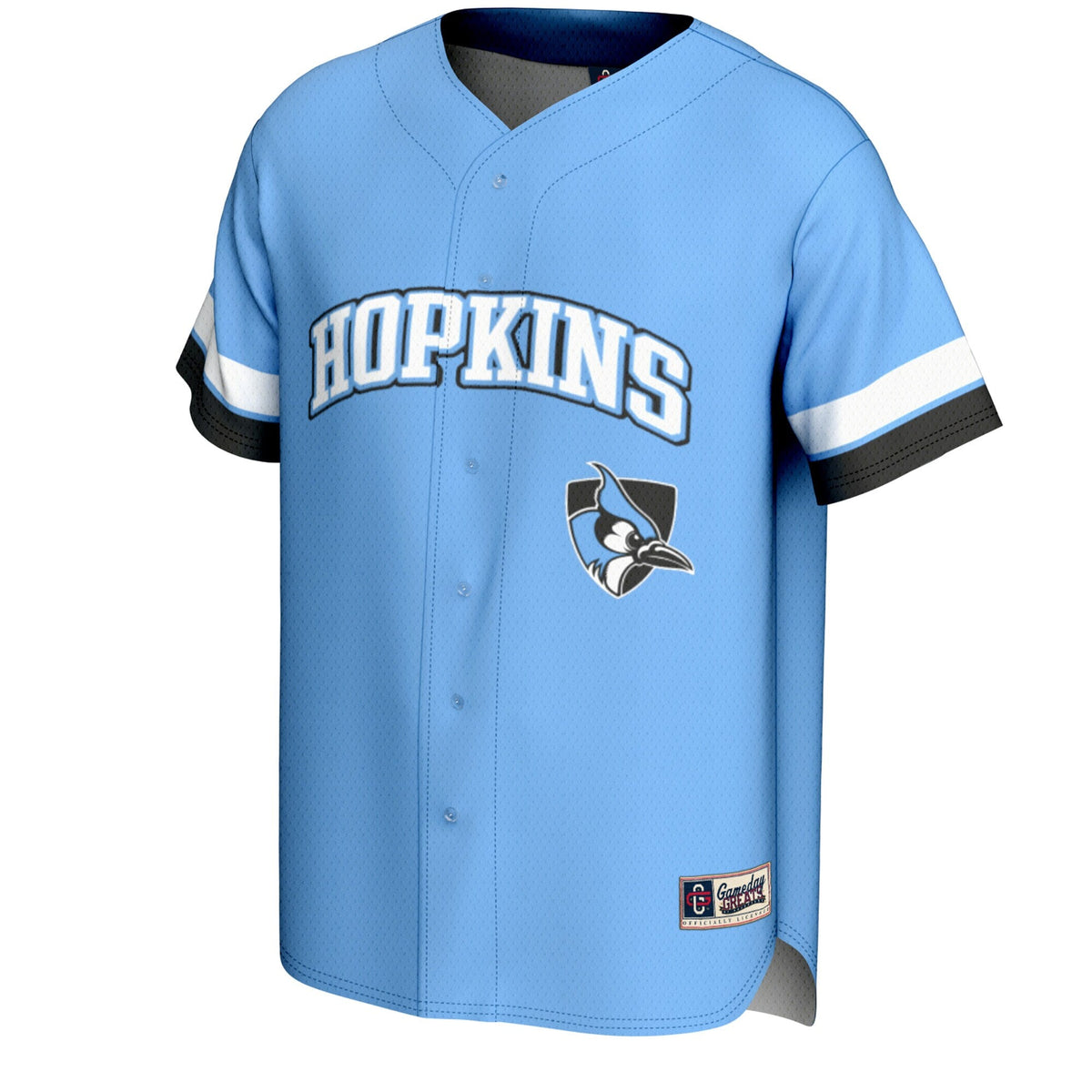 Johns Hopkins Blue Jays Spirit Baseball Jersey - Light Blue