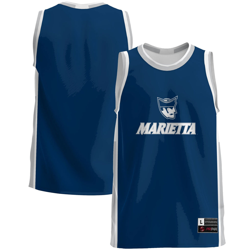 Marietta College Pioneers Lightweight Basketball Jersey - Navy