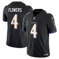 Baltimore Ravens Zay Flowers Black Alternate Vapor F.U.S.E. Limited Jersey