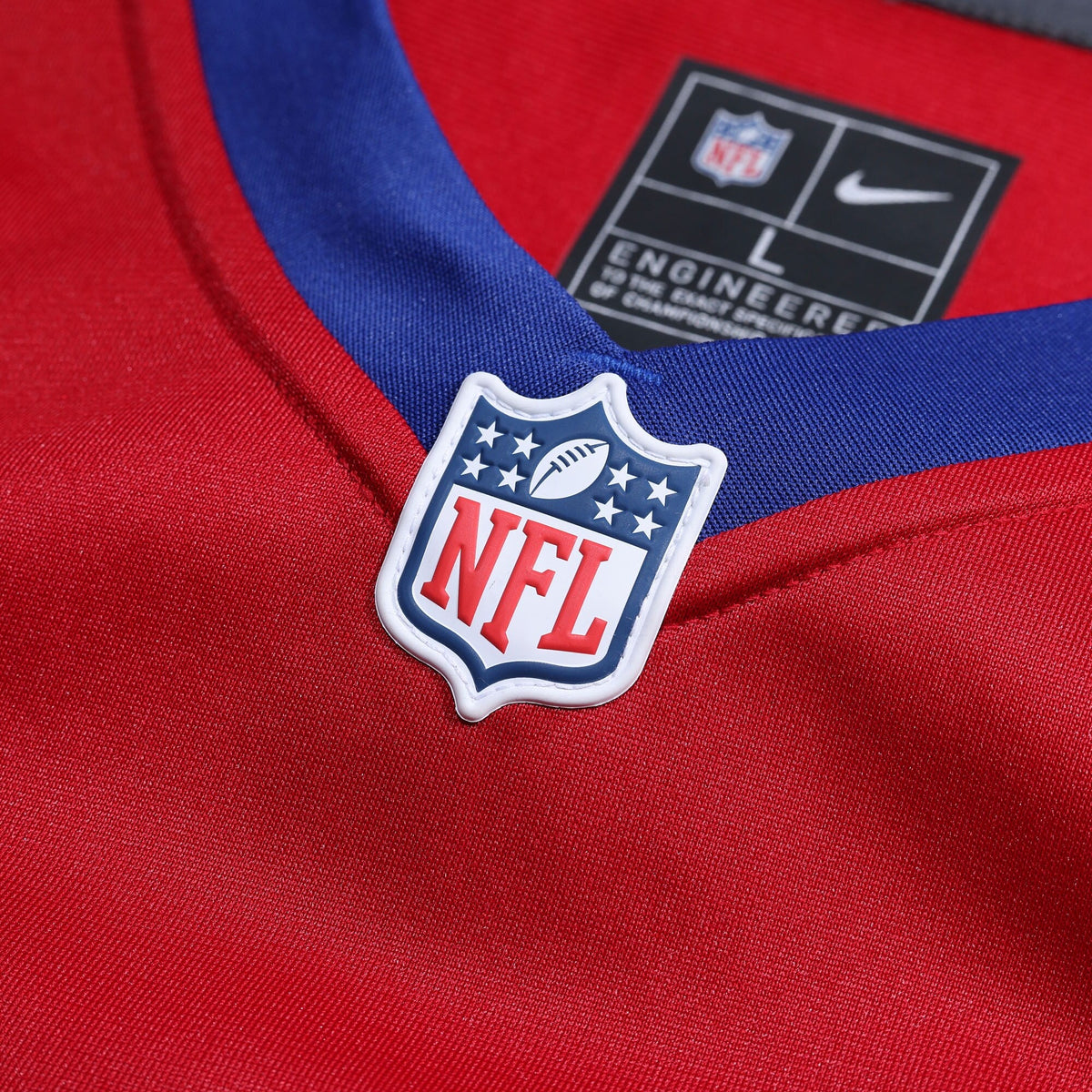 New York Giants Devin Singletary Century Red Alternate Player Game Jersey