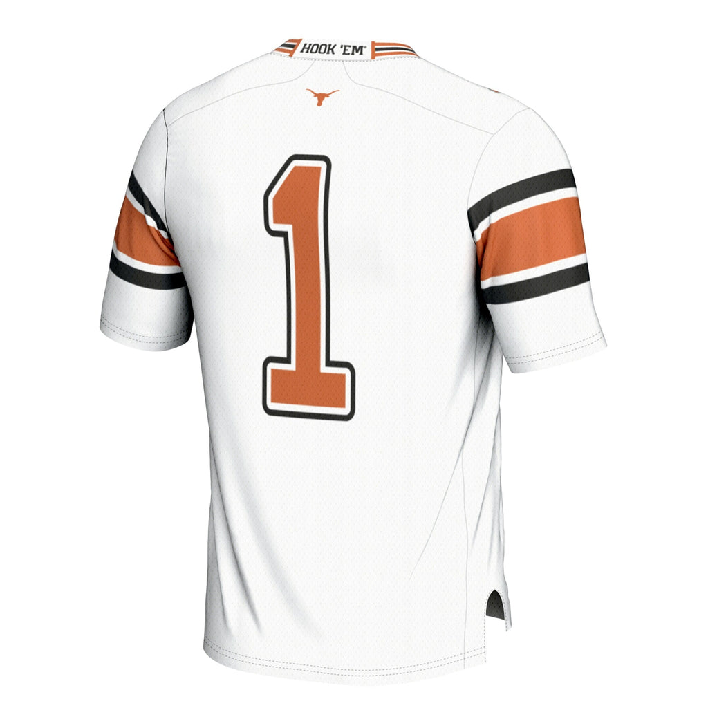 #1 Texas Longhorns Football Jersey - White
