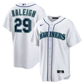 Seattle Mariners Cal Raleigh White Home Replica Player Jersey