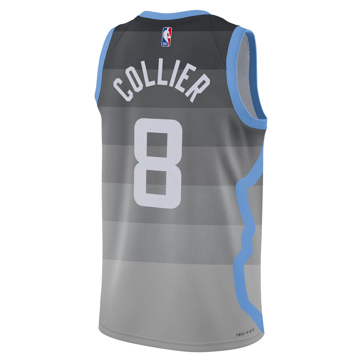 Utah Jazz 2025/26 City Edition Swingman Jersey - Gray - Isaiah Collier