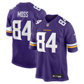 Minnesota Vikings Randy Moss Purple Game Retired Player Jersey