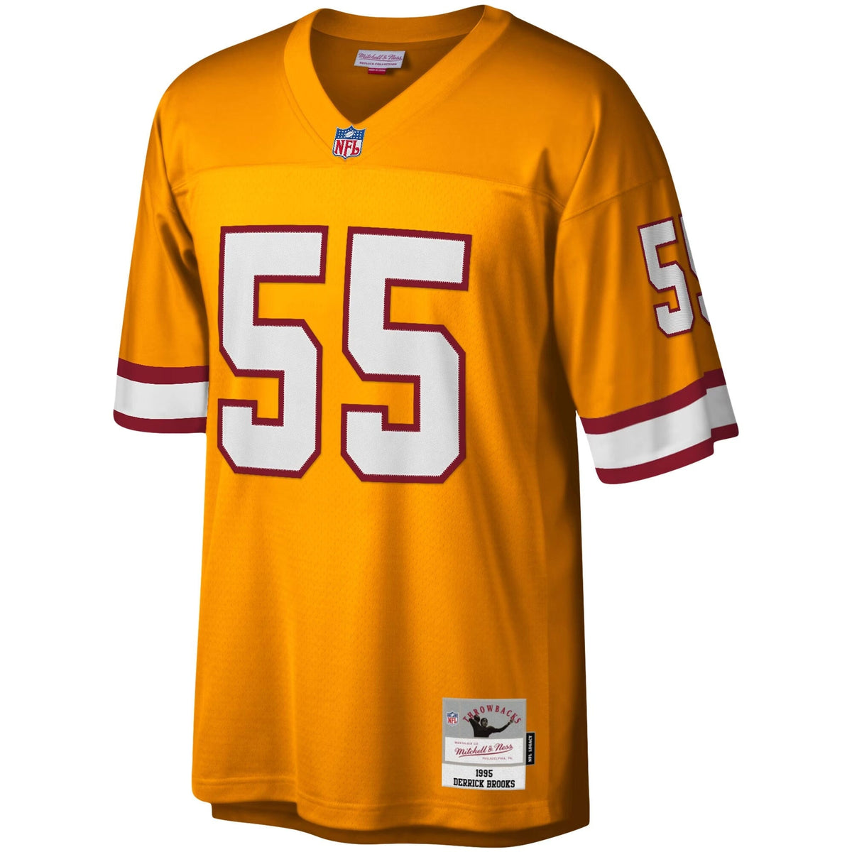 Tampa Bay Buccaneers Derrick Brooks Orange Big & Tall 1995 Legacy Retired Player Jersey