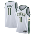 Milwaukee Bucks Association Edition Swingman Jersey - White - Tyler Herro