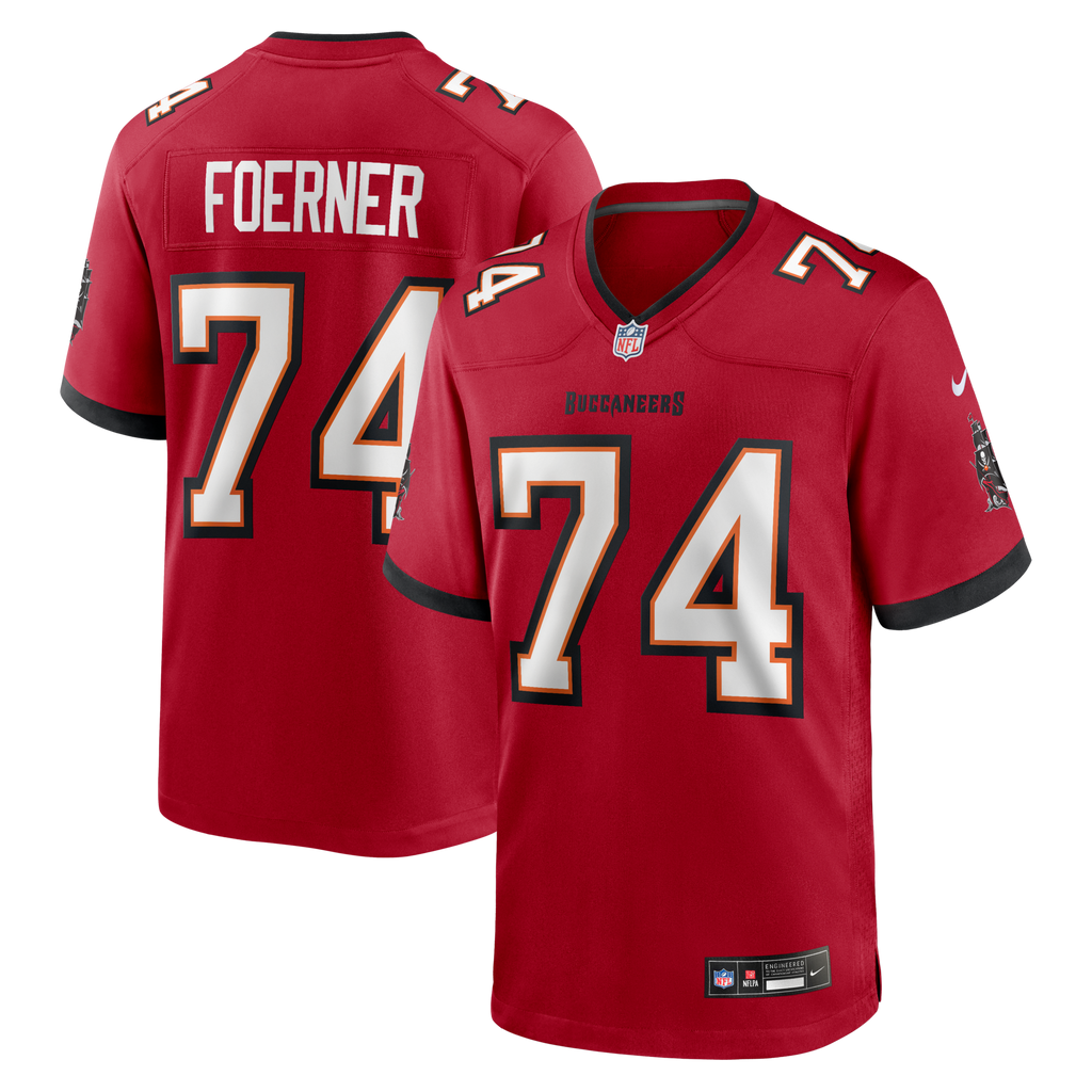 Tampa Bay Buccaneers Marshall Foerner Red Team Game Jersey