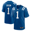 Indianapolis Colts Number 1 Groom Royal Game Jersey