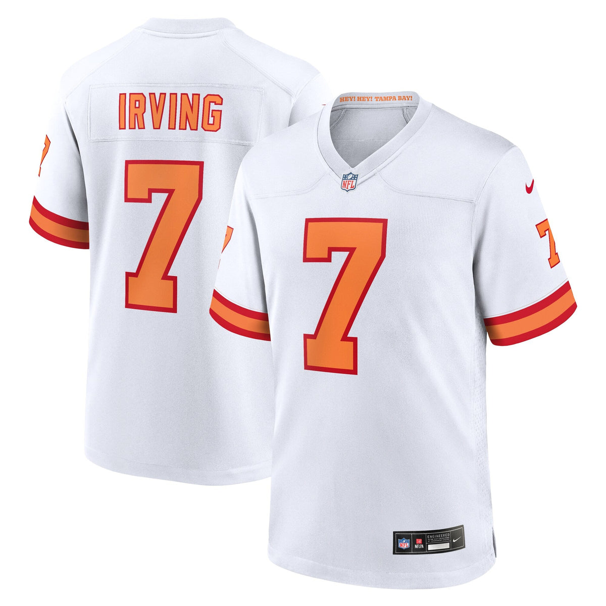 76 Tampa Bay Buccaneers Bucky Irving White Game Jersey