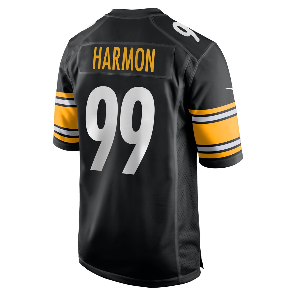 Pittsburgh Steelers Derrick Harmon Black Game Player Jersey