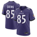 Baltimore Ravens Josh Cuevas Purple Team Game Jersey