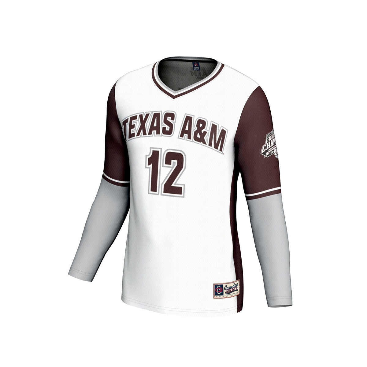 Texas A&M Aggies 2025 NCAA Volleyball National Champions Commemorative Fashion Jersey - White