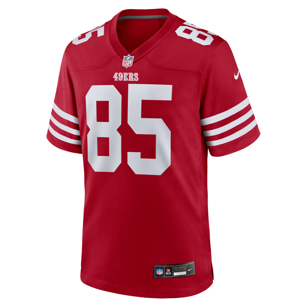 San Francisco 49ers George Kittle Scarlet Player Game Jersey