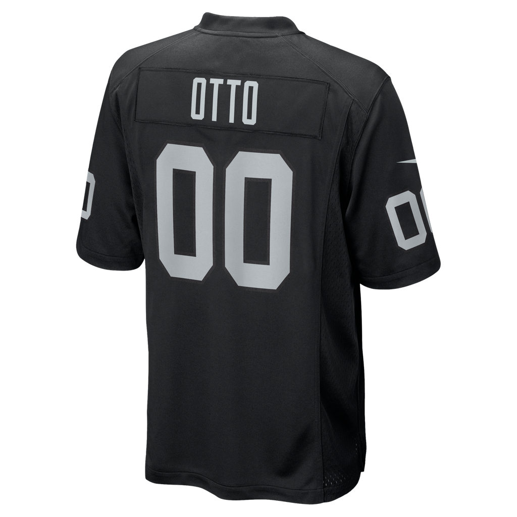 Las Vegas Raiders Jim Otto Black Game Retired Player Jersey