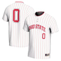 #0 Ohio State Buckeyes Lightweight Softball Jersey - White