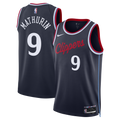 Los Angeles Clippers Replica Icon Edition Swingman Jersey - Navy - Bennedict Mathurin