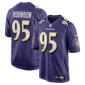 Baltimore Ravens Tavius Robinson Purple Team Game Jersey