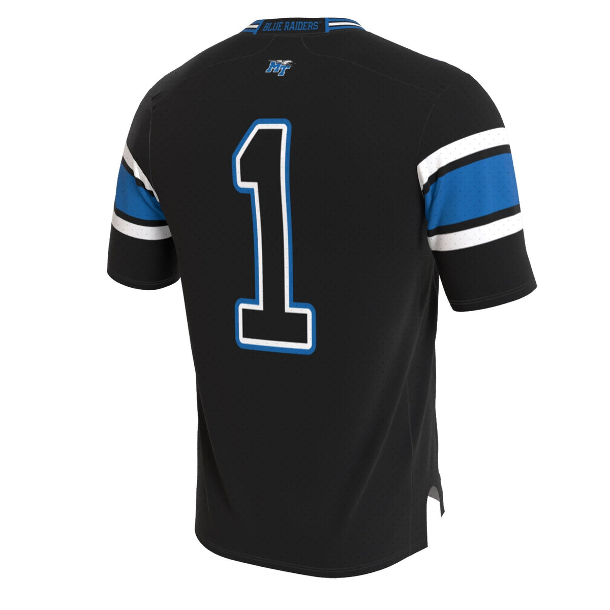 MTSU Blue Raiders Lightweight Collegiate Football Blackout Fashion Jersey