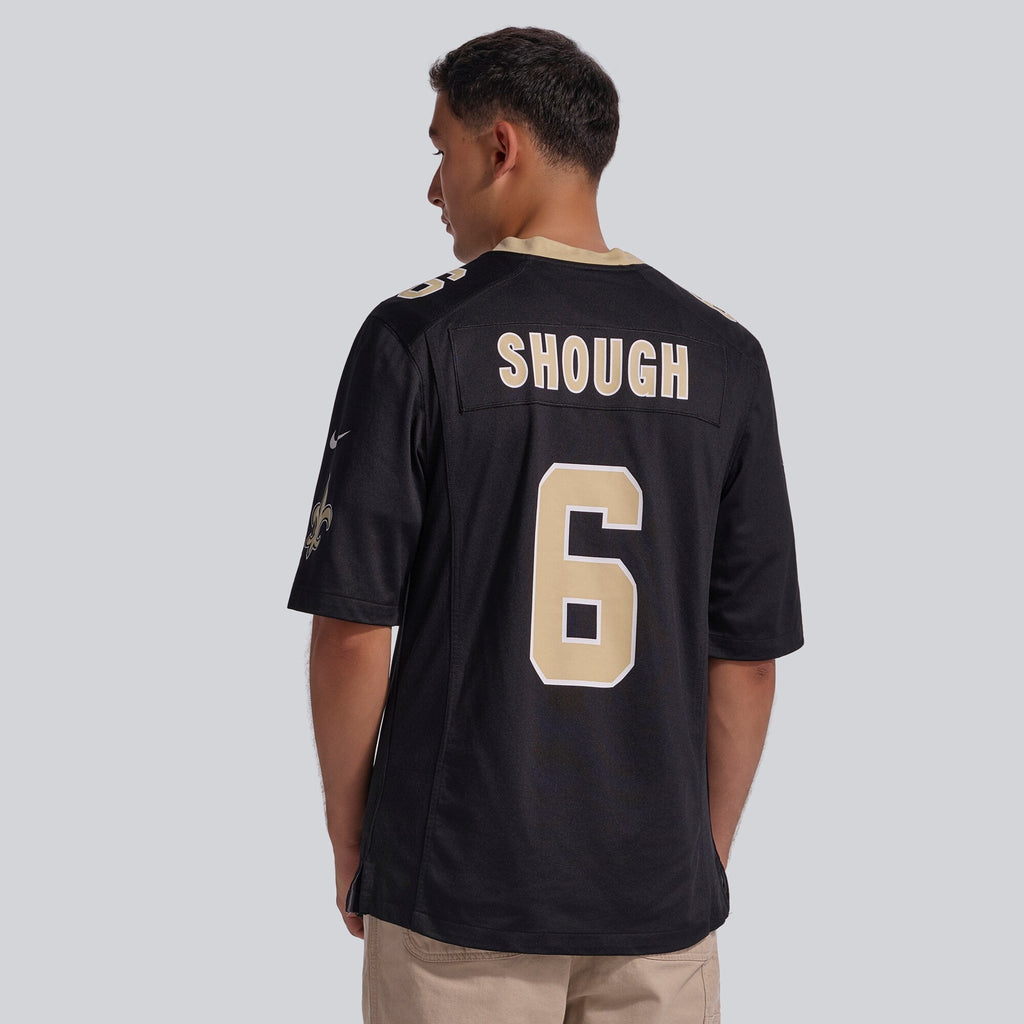 New Orleans Saints Tyler Shough Black Game Jersey