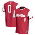#0 Oklahoma Sooners Lightweight Softball Jersey - Crimson