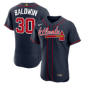 Atlanta Braves Drake Baldwin Navy Alternate MLB Awards Authentic Jersey