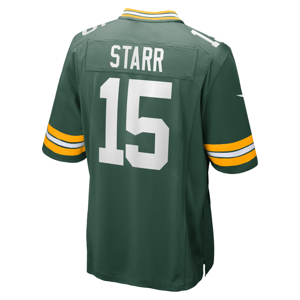 Green Bay Packers Bart Starr Green Game Retired Player Jersey