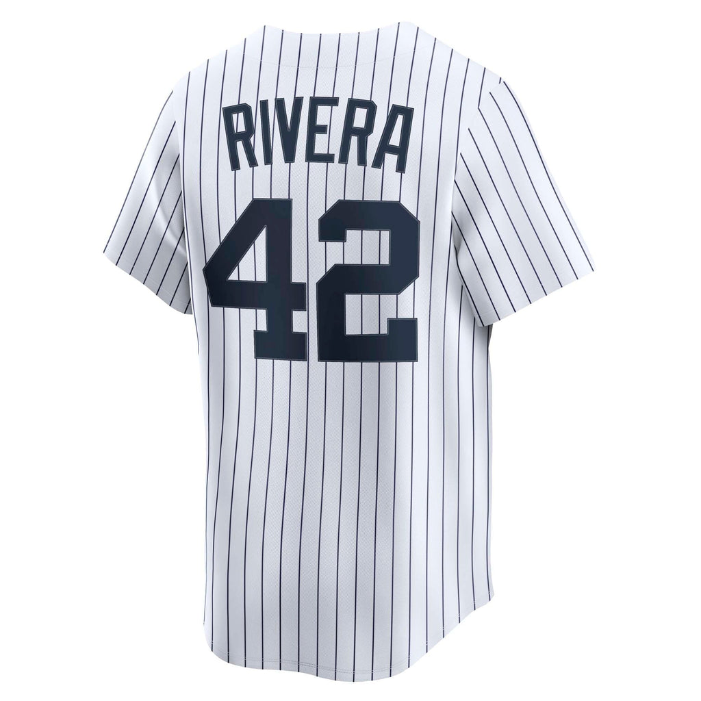 New York Yankees Mariano Rivera White Throwback Cooperstown Collection Limited Jersey