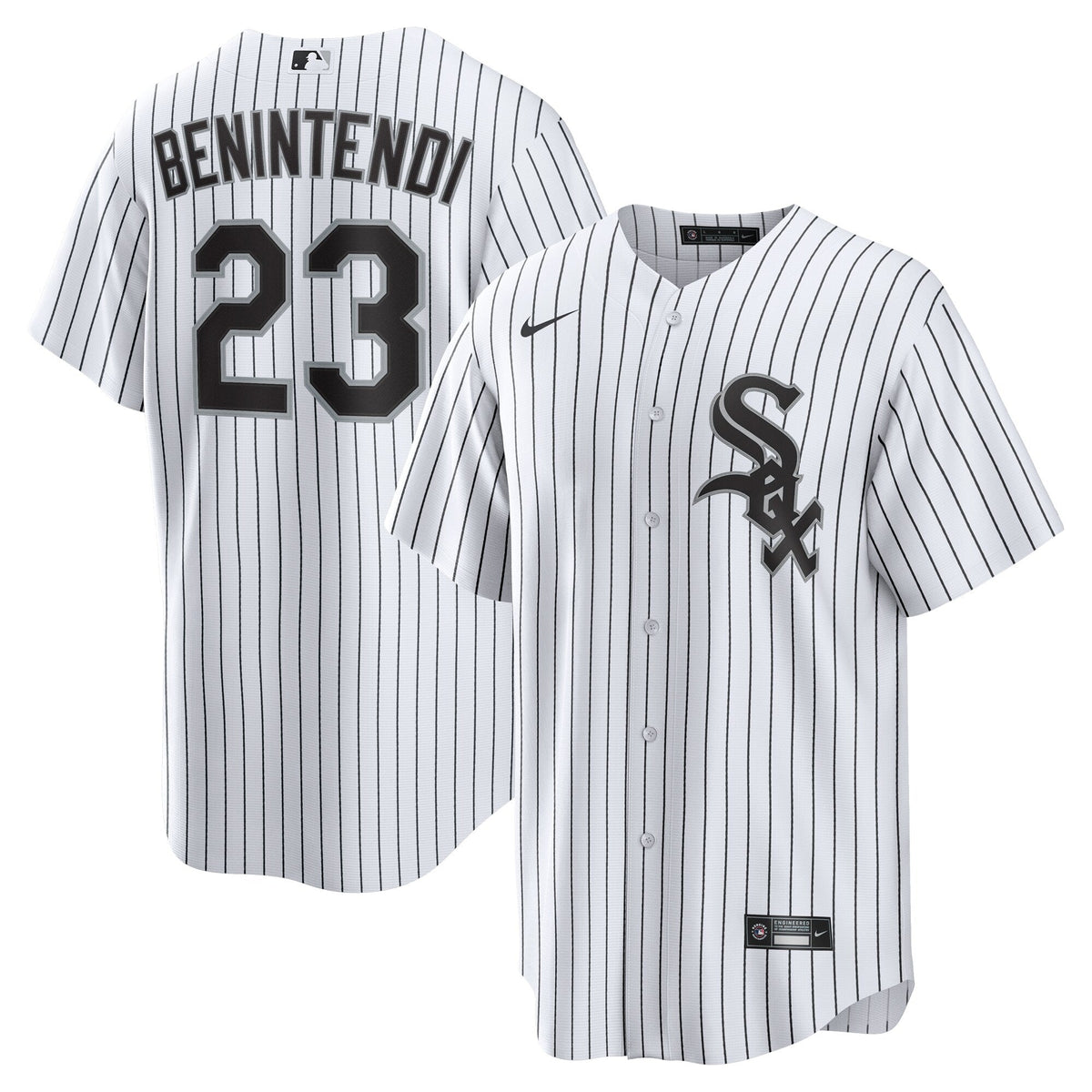 Chicago White Sox Andrew Benintendi White/Black Home Official Player Jersey