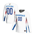 Kansas Jayhawks NIL Pick-A-Player Lightweight Volleyball Jersey - White