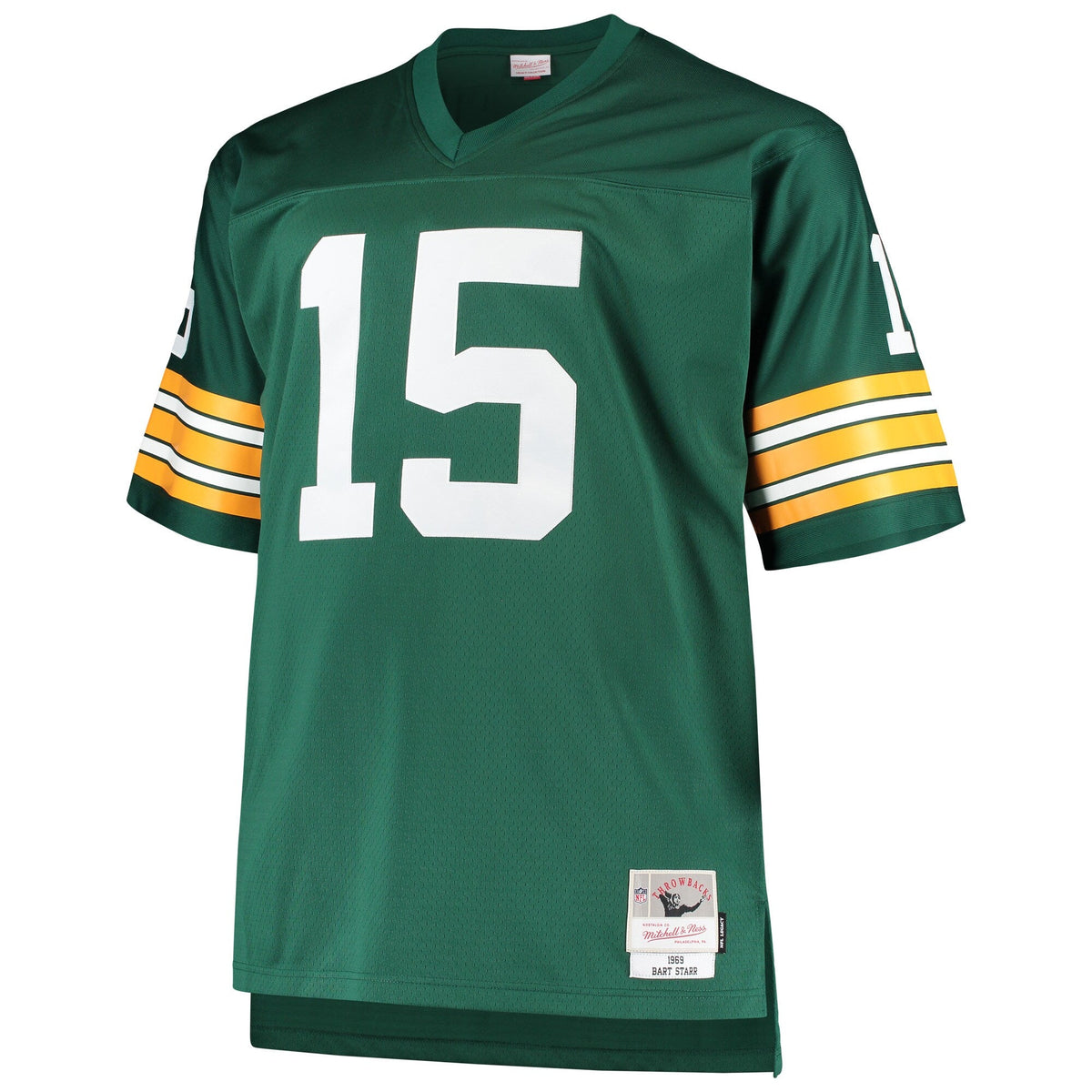 Bay Packers Bart Starr Green Big & Tall 1968 Retired Player Replica Jersey - Green