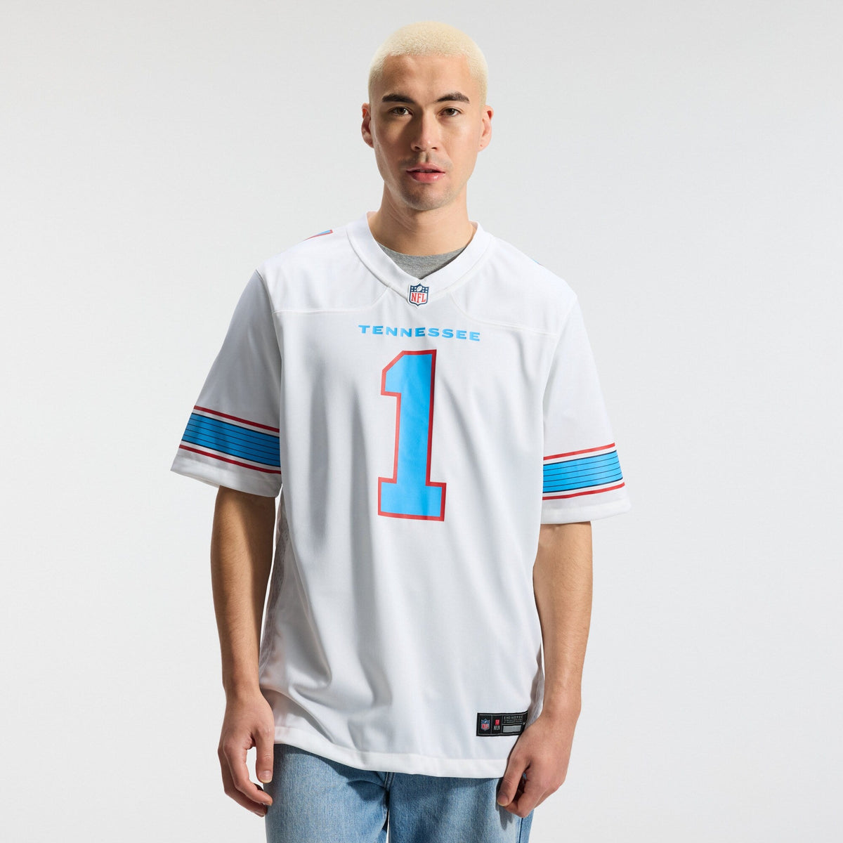 Tennessee Titans Cameron Ward White Game Jersey