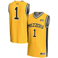 #1 Missouri Tigers Lightweight Basketball Jersey - Gold