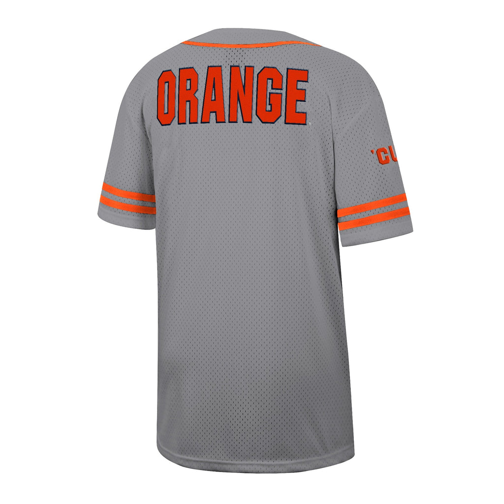 Syracuse Orange Free Spirited Baseball Jersey - Gray