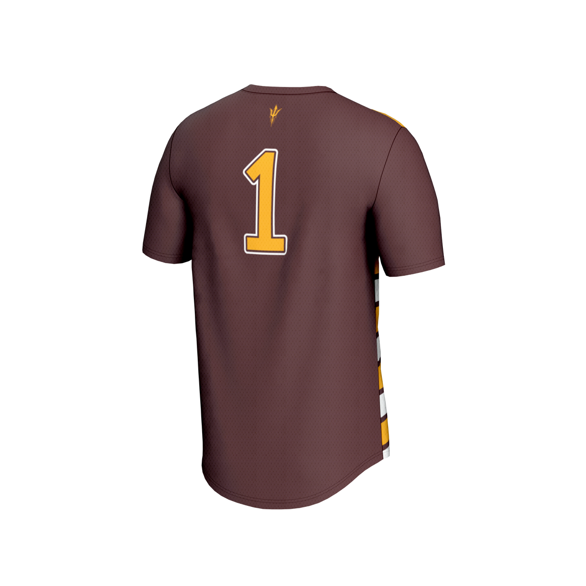 #1 Arizona State Sun Devils Lightweight Soccer Fashion Jersey - Maroon