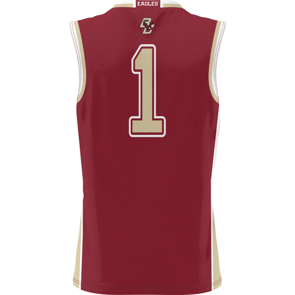#1 Boston College Eagles Lightweight Basketball Jersey - Cardinal