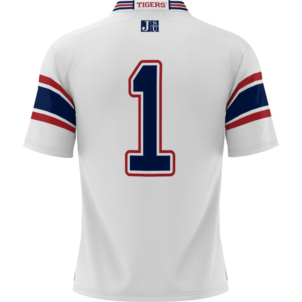 #1 Jackson State Tigers Football Jersey - White