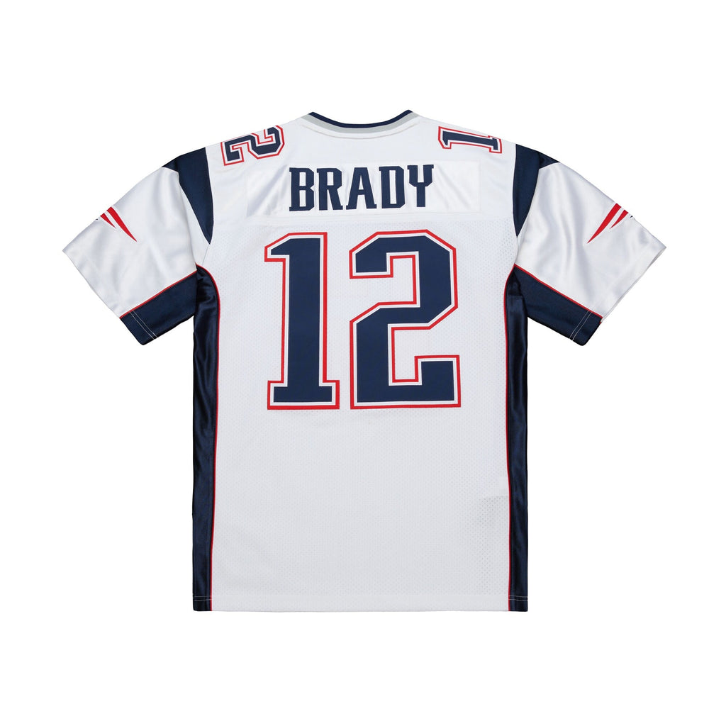 New England Patriots Tom Brady White 2000 Authentic Jersey