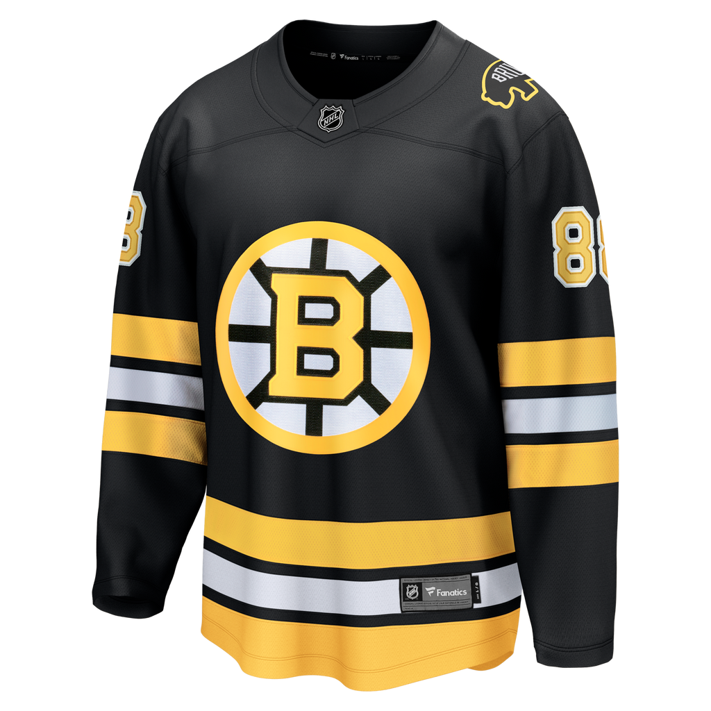 Boston Bruins David Pastrnak Black Home Breakaway Jersey