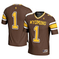 #1 Wyoming Cowboys Football Jersey - Brown
