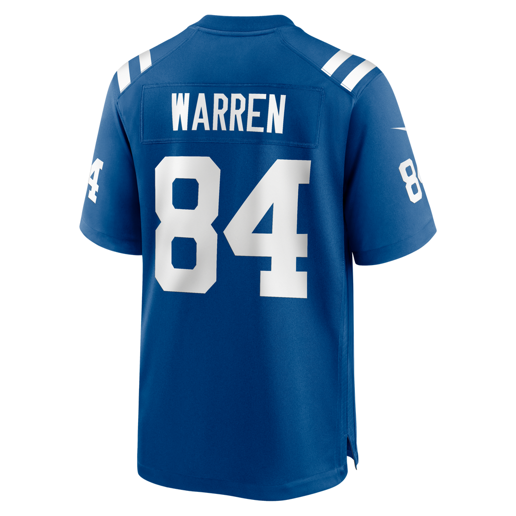 Indianapolis Colts Tyler Warren Royal Team Game Jersey