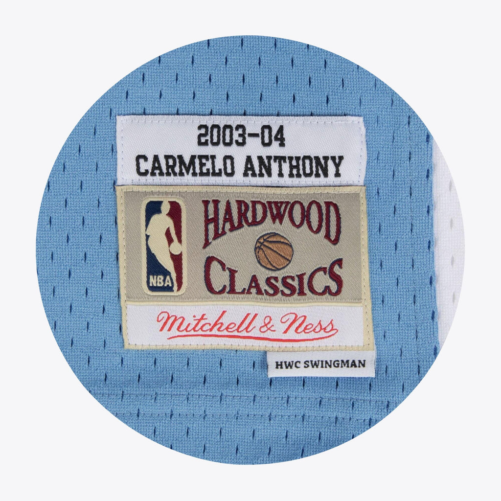 Denver Nuggets Carmelo Anthony 2003-04 Hardwood Classics Road Swingman Jersey - Blue