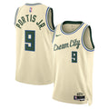 Milwaukee Bucks 2025/26 City Edition Swingman Jersey - Cream - Bobby Portis