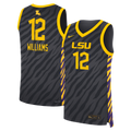 Mikaylah Williams Anthracite LSU Tigers Replica Basketball Jersey