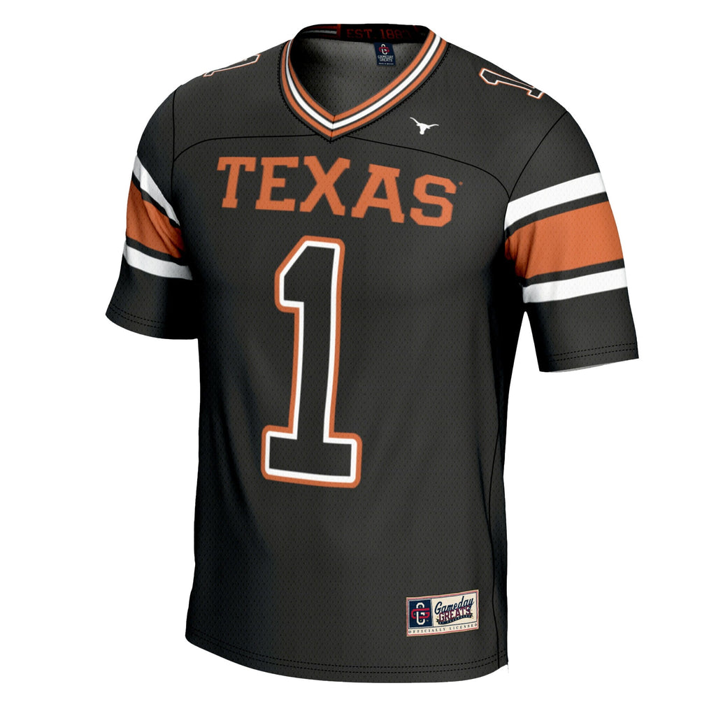 #1 Texas Longhorns Football Jersey - Black