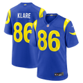 Los Angeles Rams Max Klare Royal Team Game Jersey