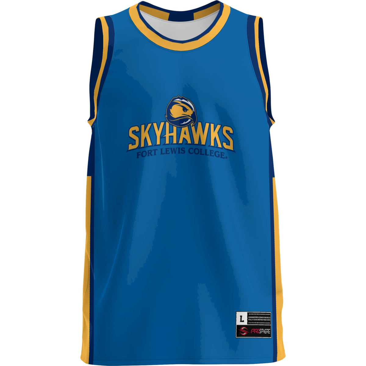 Fort Lewis College Skyhawks Lightweight Basketball Jersey - Blue