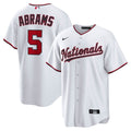 Washington Nationals CJ Abrams White Home Replica Jersey